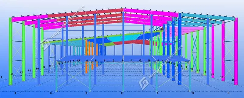 Filipinas-Taller de estructuras metálicas prefabricadas para la alimentación de camarones