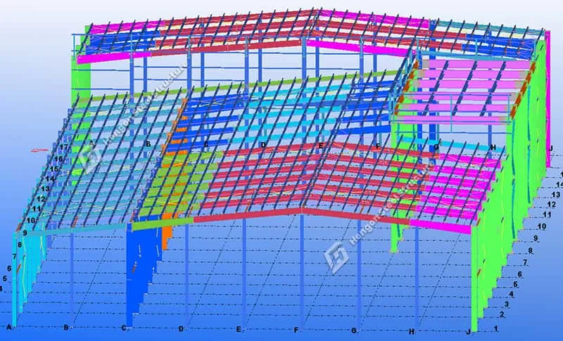 Filipinas-Taller de estructuras metálicas prefabricadas para la alimentación de camarones