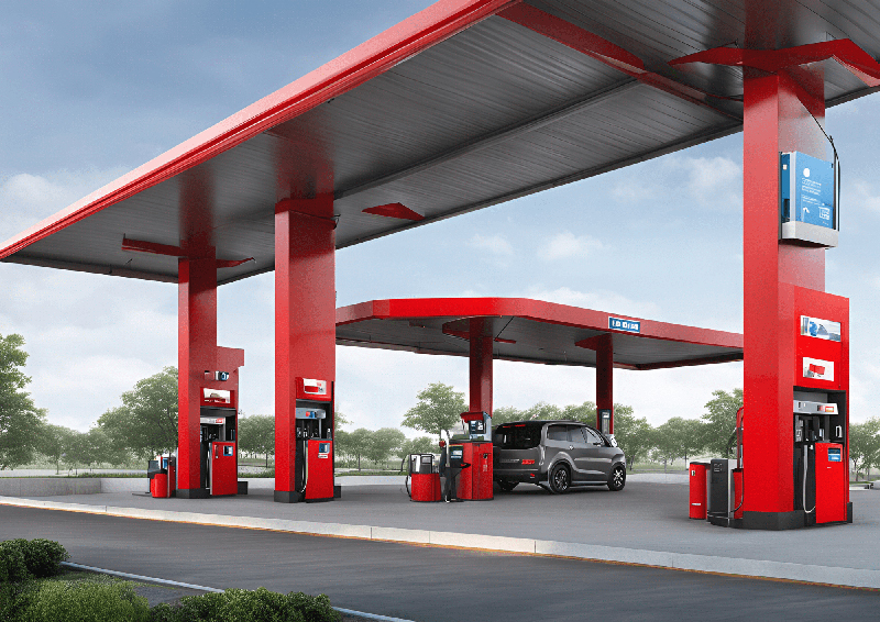 Estación de gasolina
